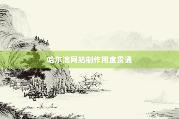 哈尔滨网站制作用度贯通