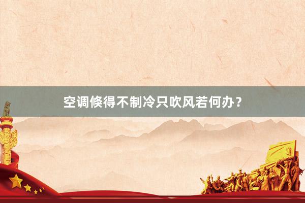 空调倏得不制冷只吹风若何办？